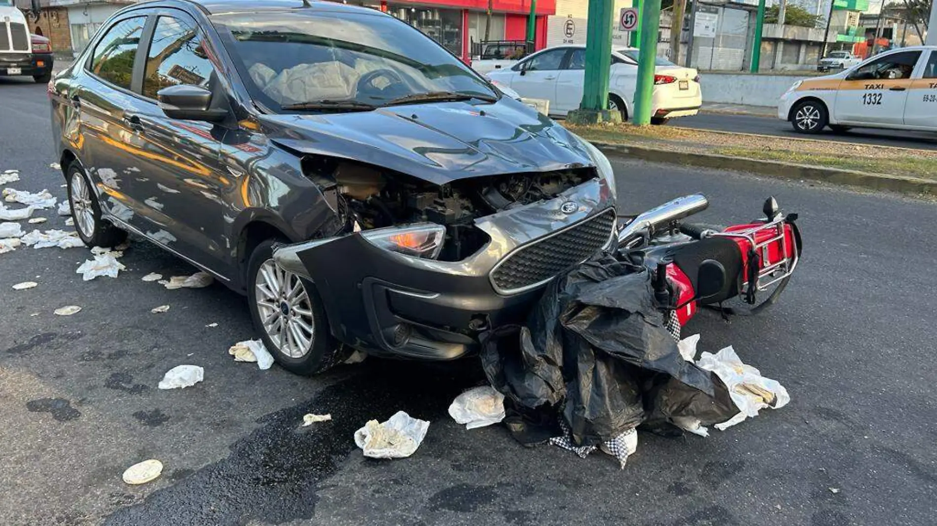 choque contra motociclista